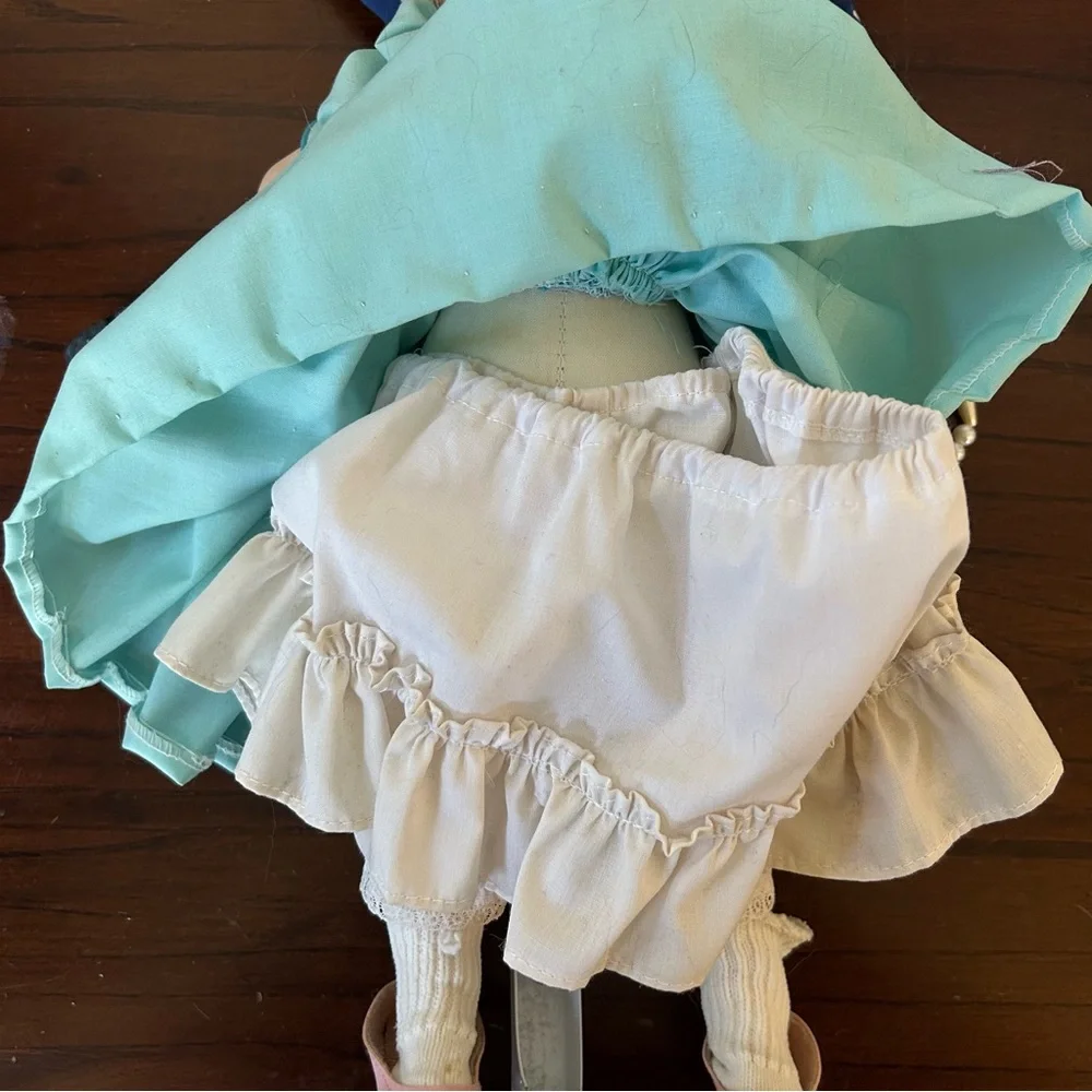 Playing Dress Up with Blue Dress and Accessories